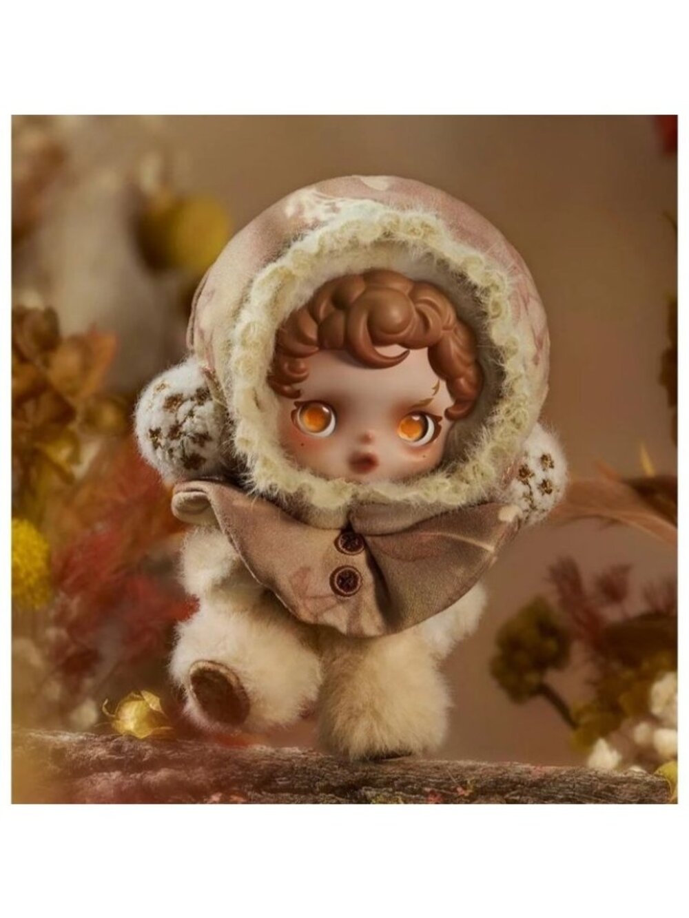 Skullpanda L'impressionnisme AMBER Plush Pendant Confirmed SEALED BAG Pop Mart
